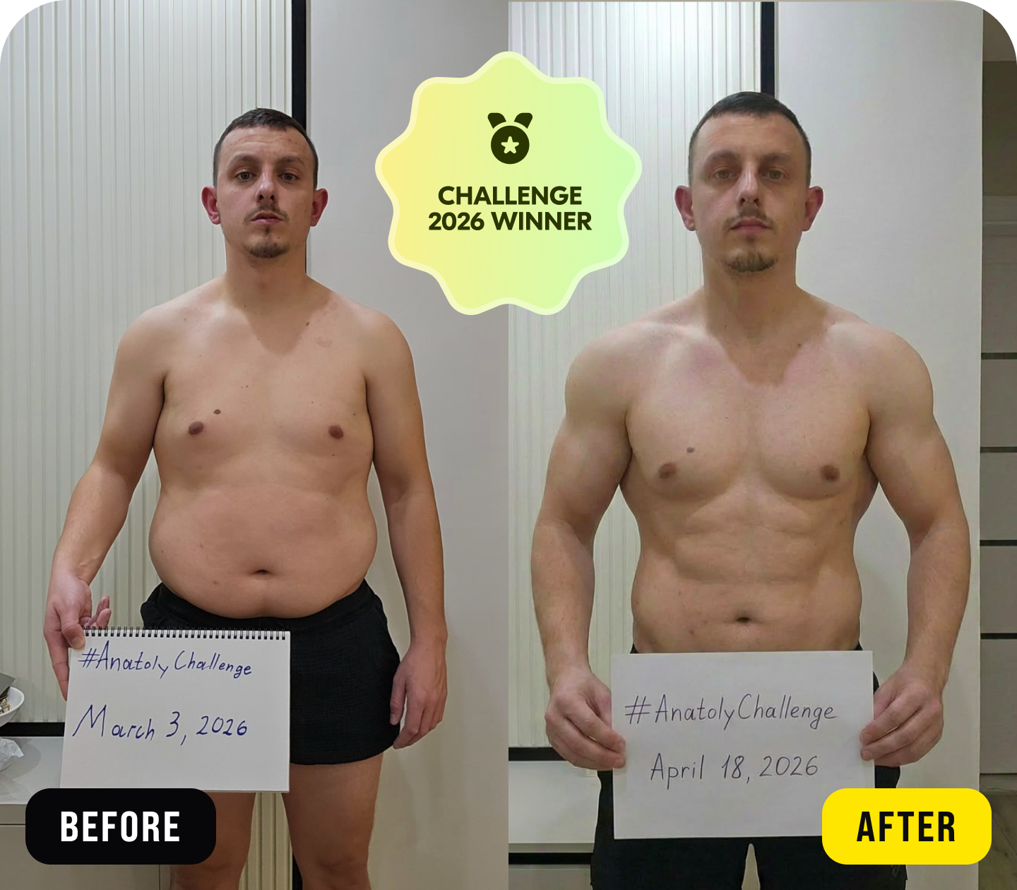 Berk - before/after