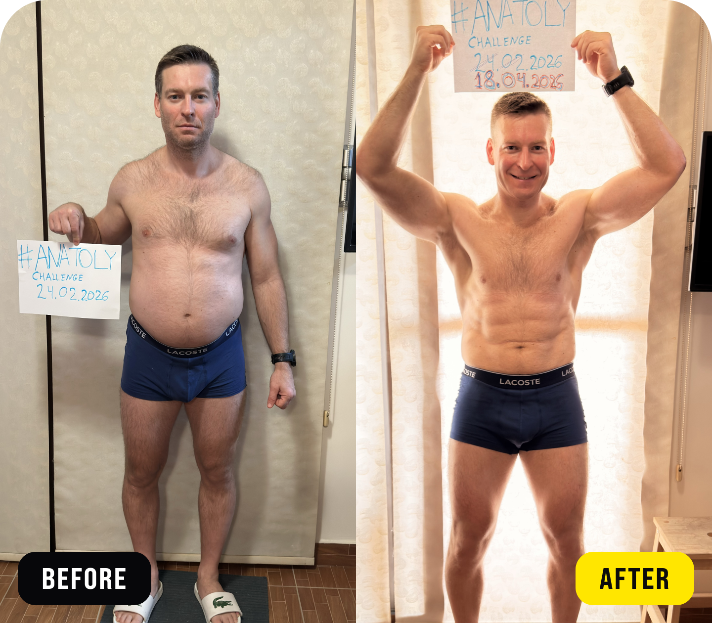 Vitaliy - before/after