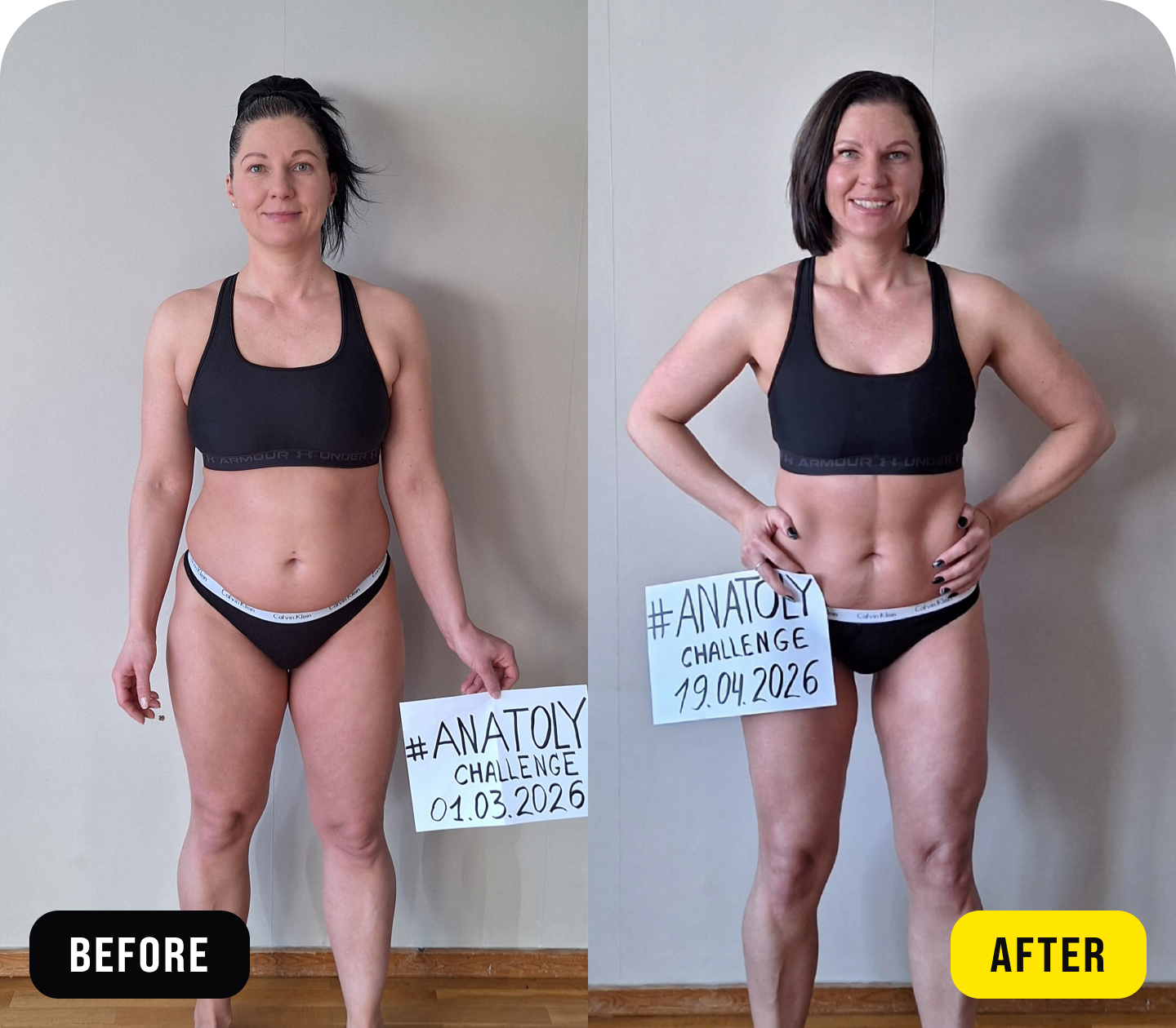 Angelina - before/after