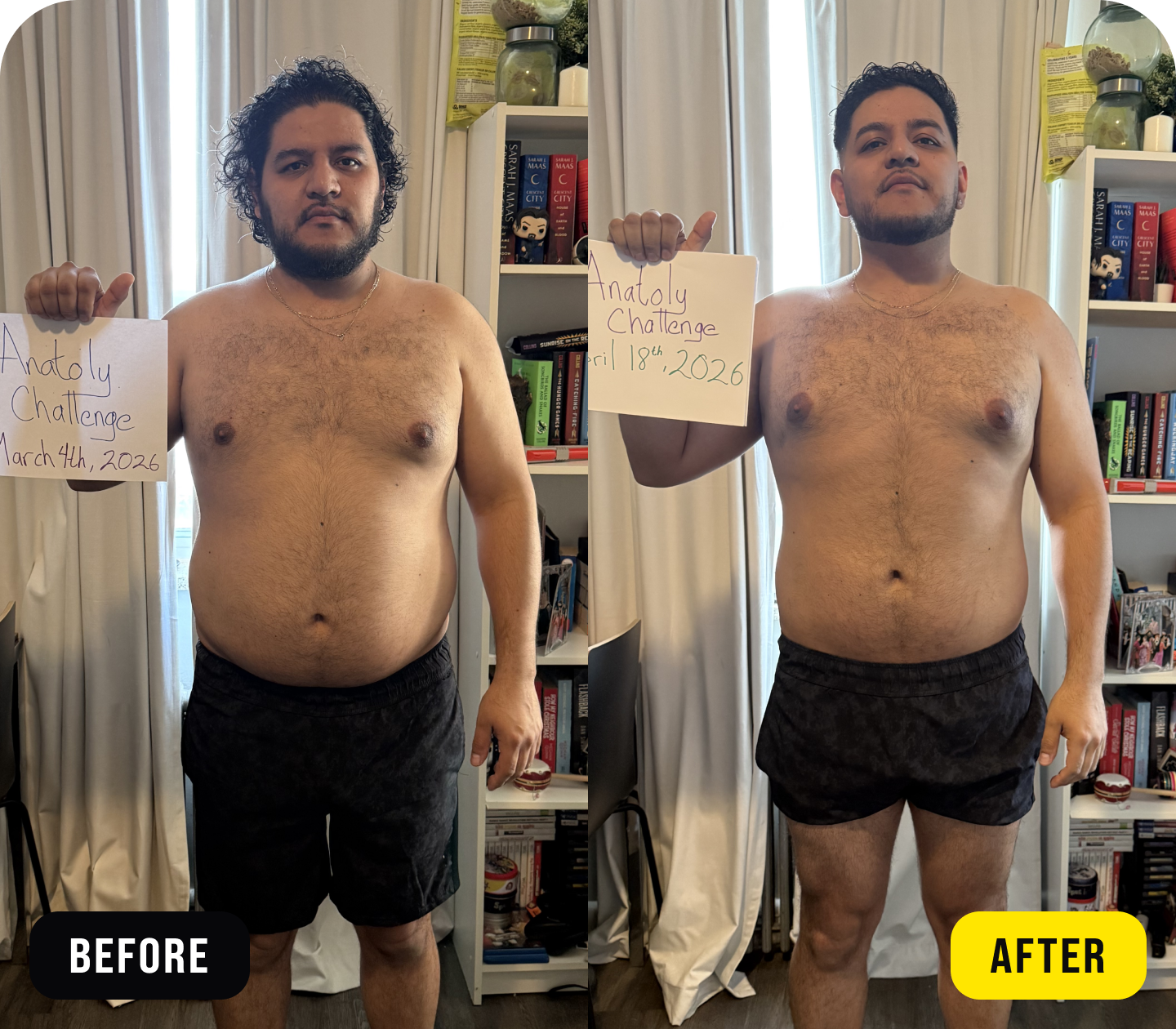 Luis - before/after