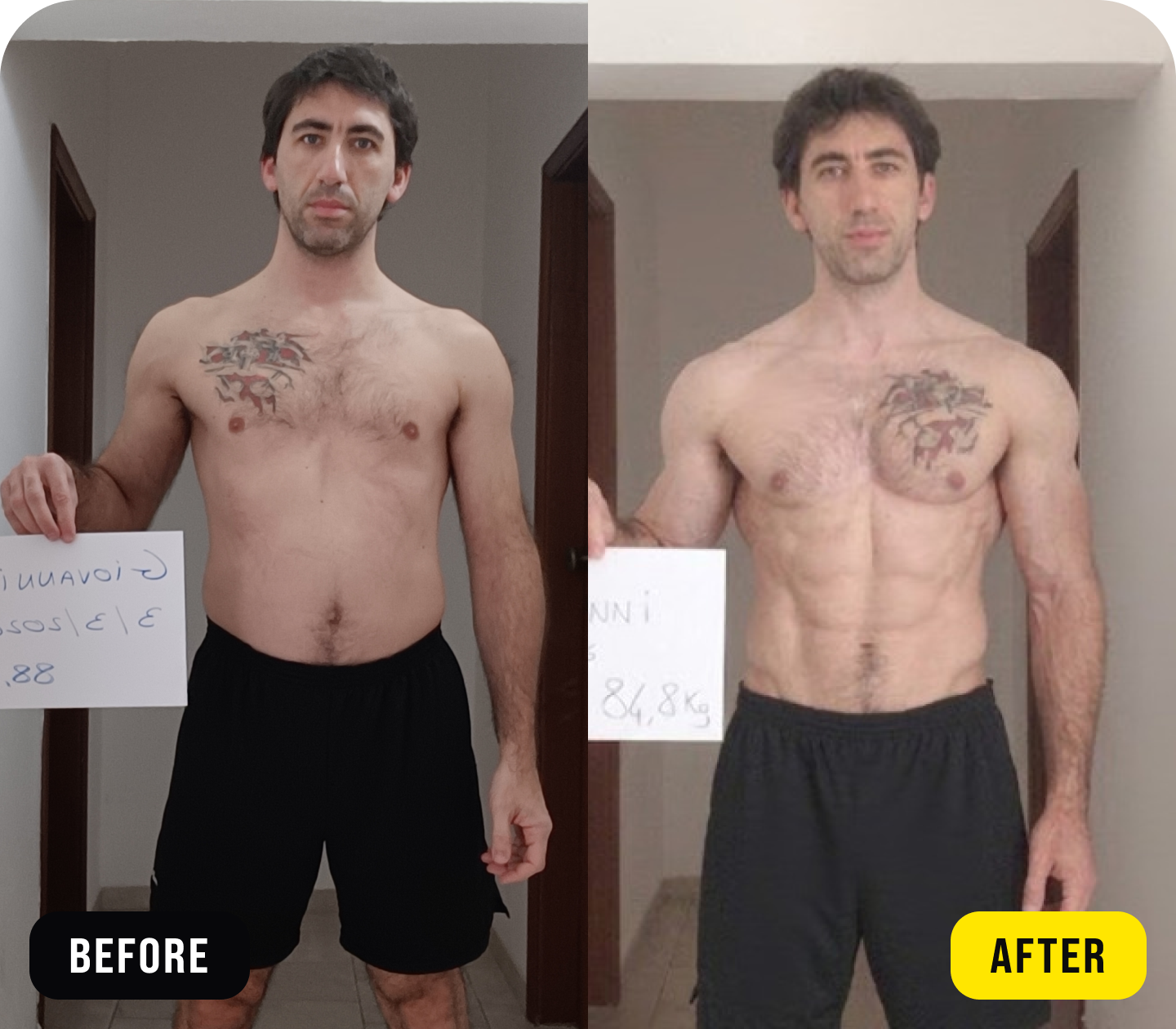 Giovanni - before/after