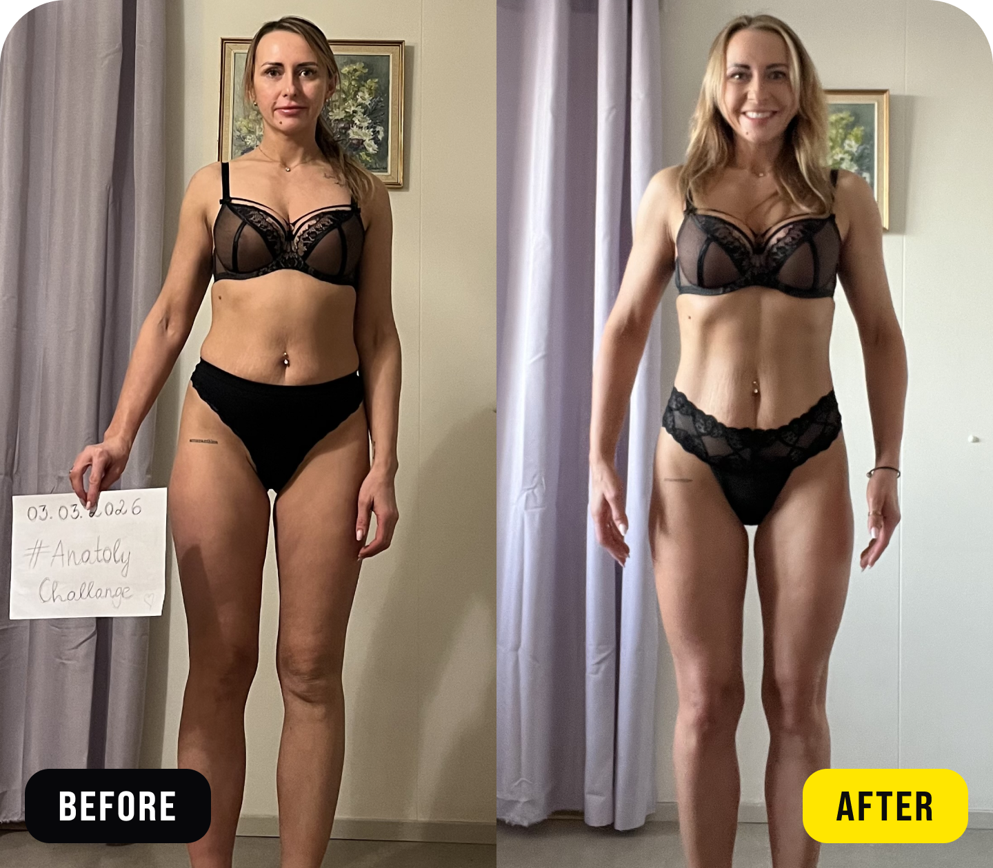 Svetlana - before/after