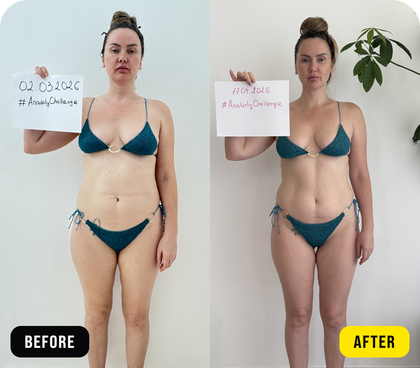 Galina - before/after