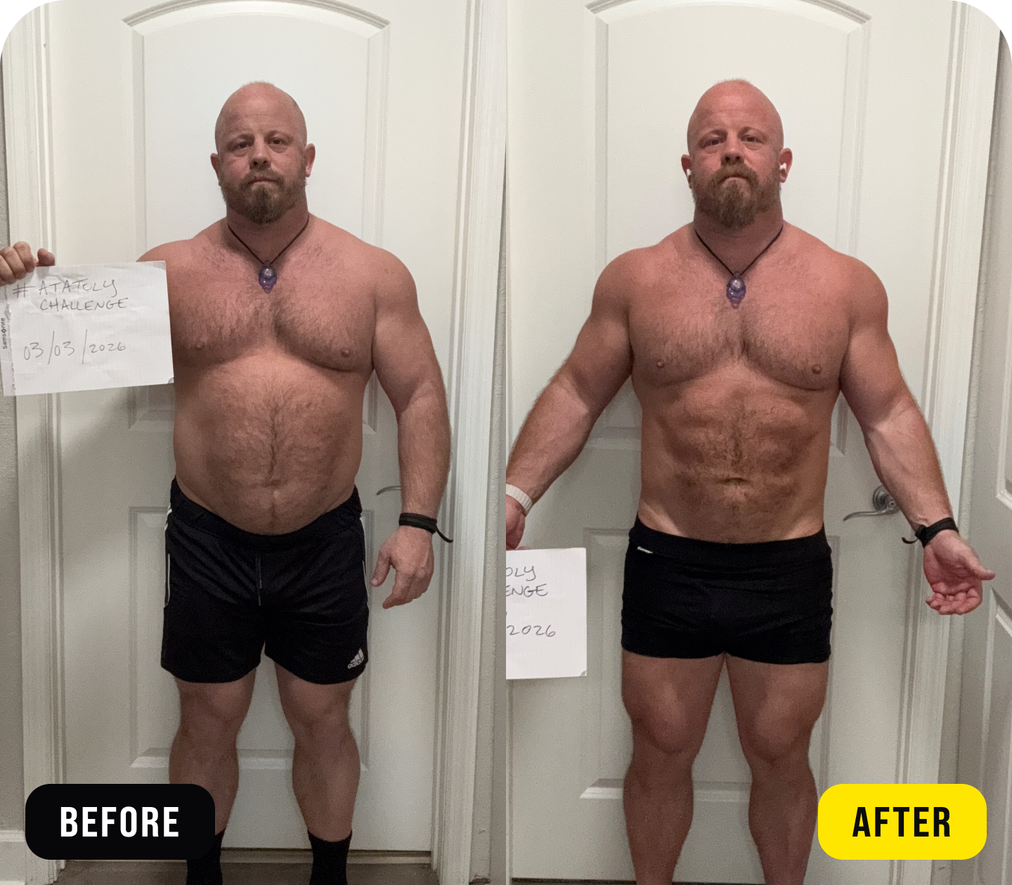 Vince - before/after
