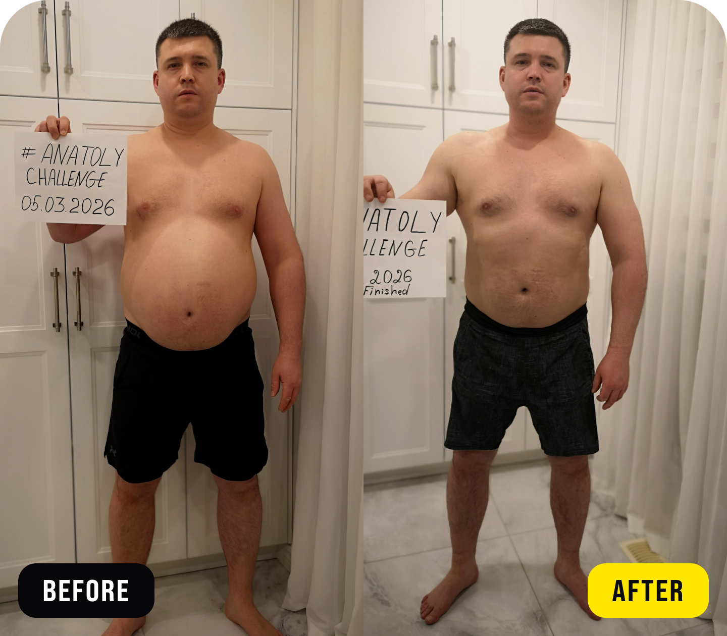Alex - before/after