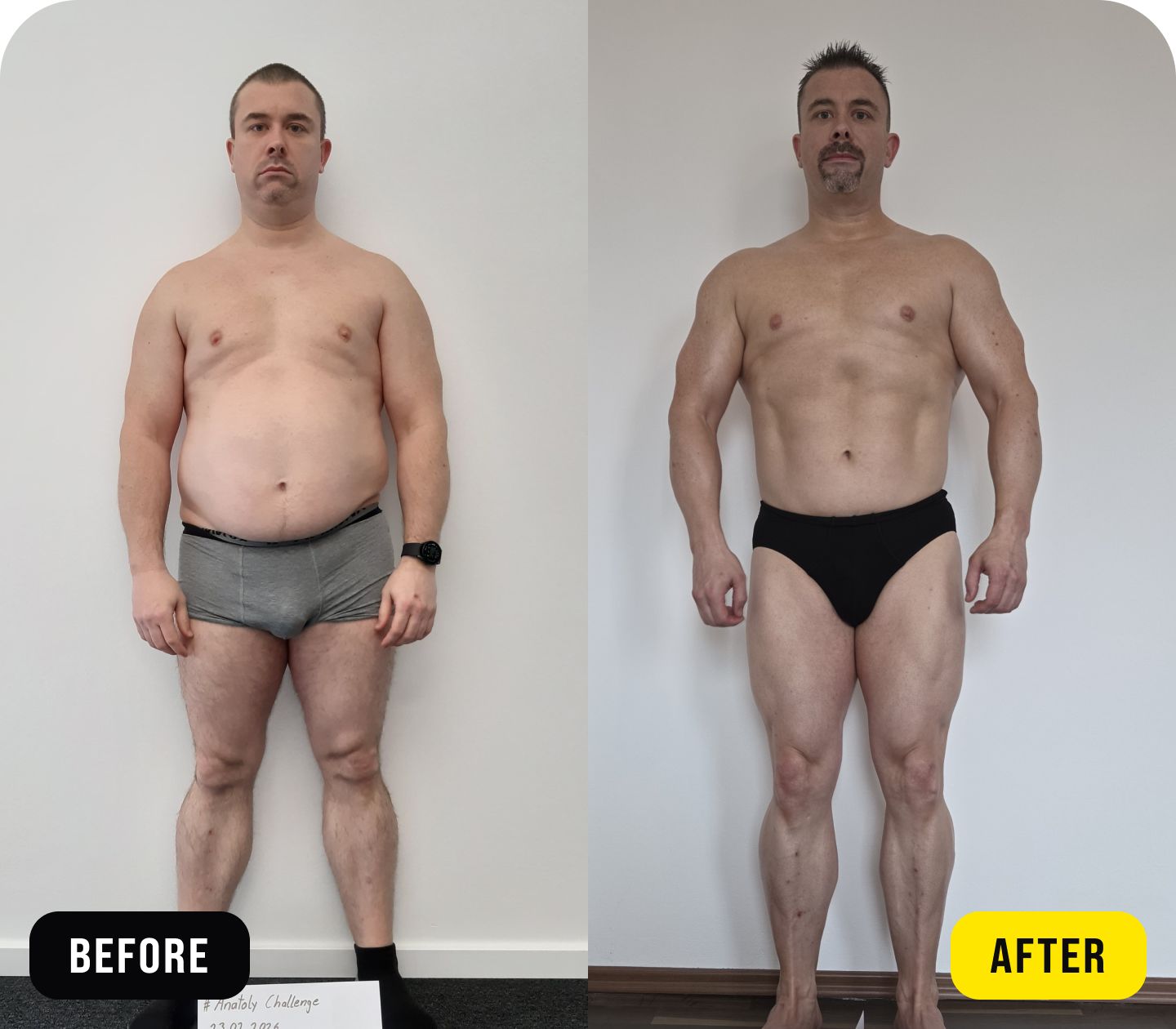 David - before/after
