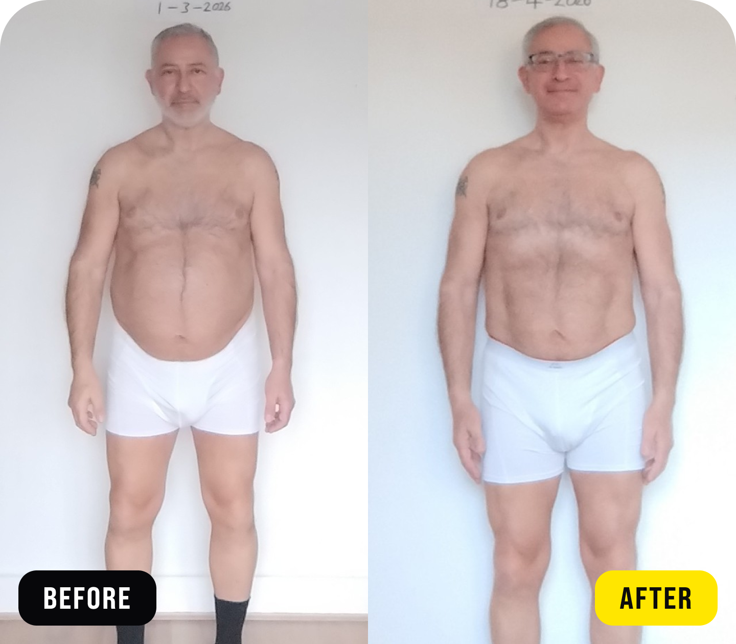 Loizos - before/after