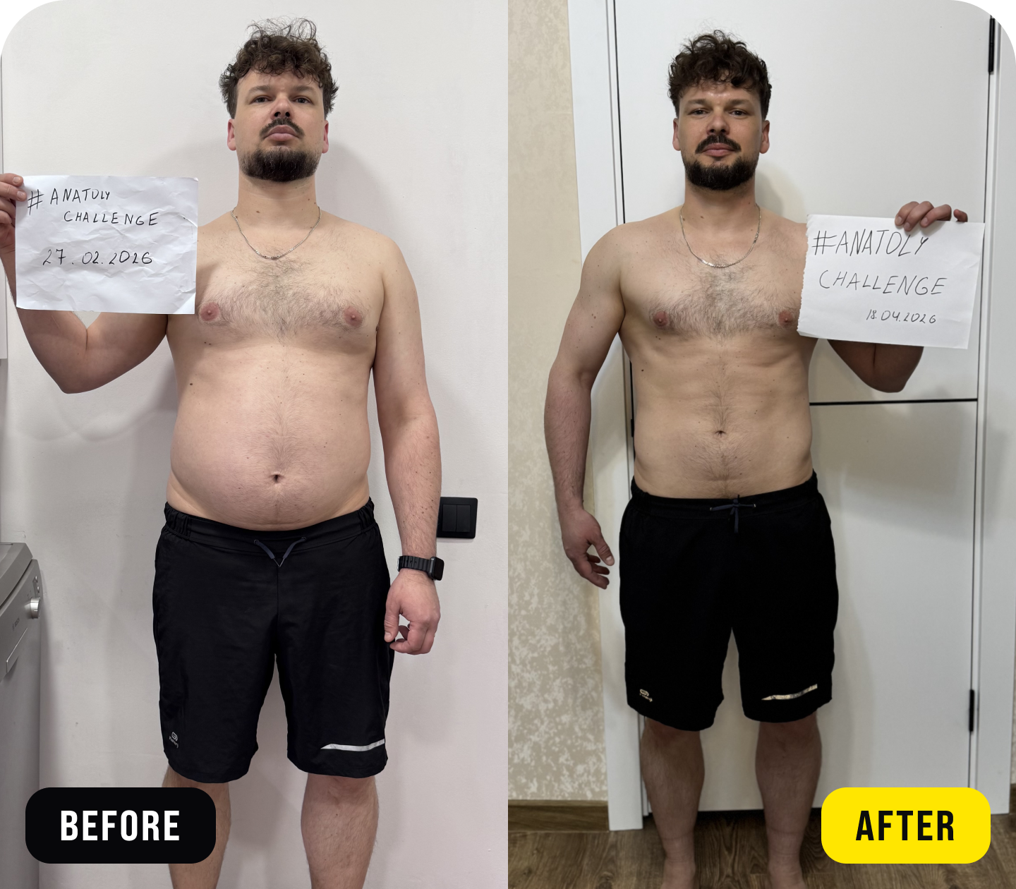 Ruslan - before/after