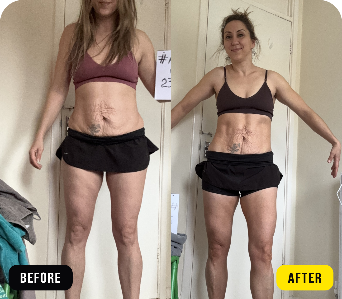 Oana - before/after