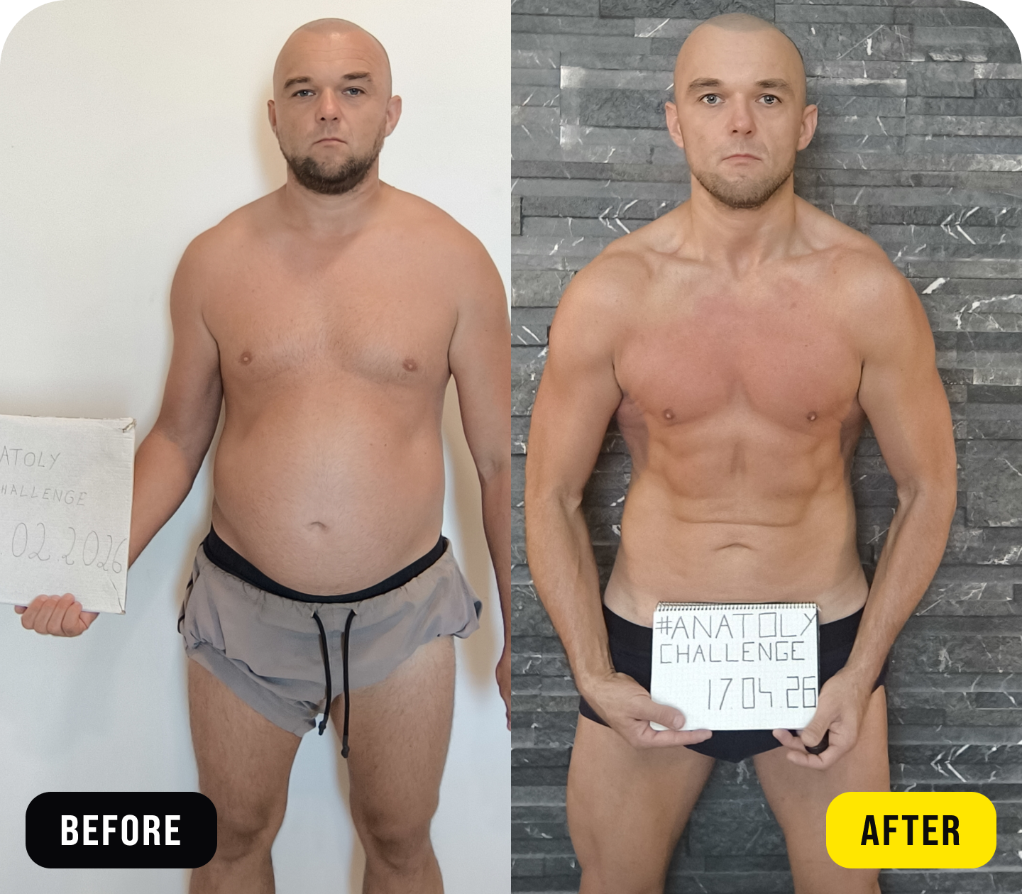 Lukasz - before/after