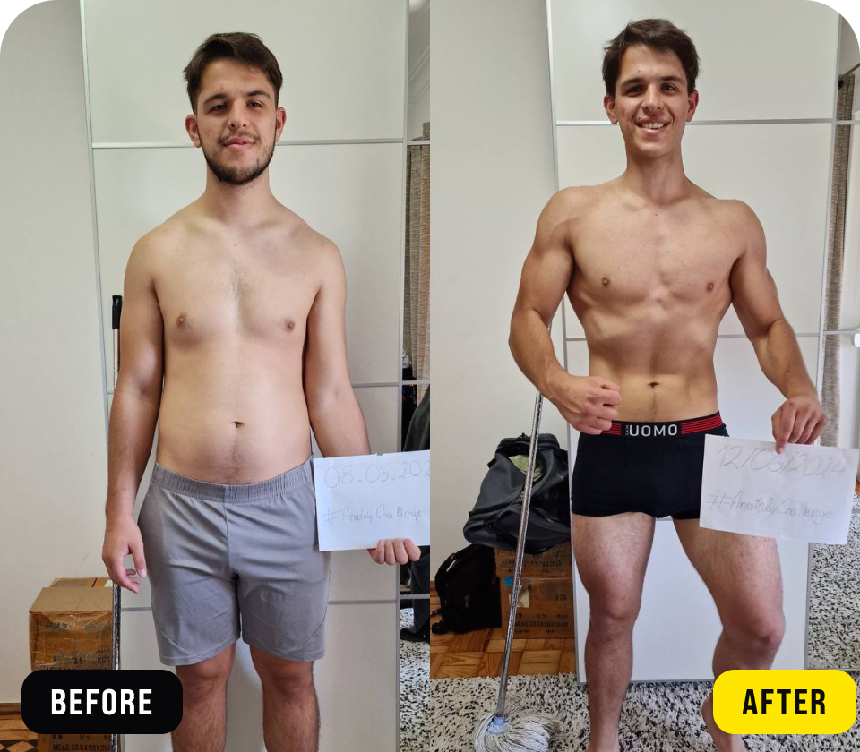 Roman - before/after