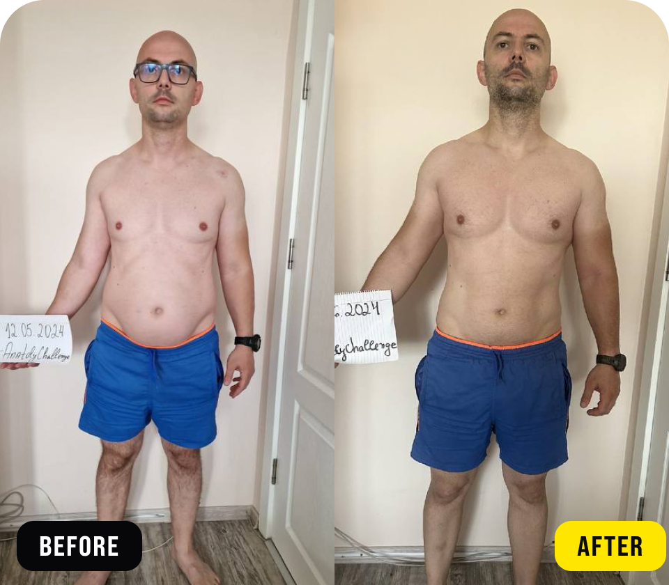 Dimitar - before/after